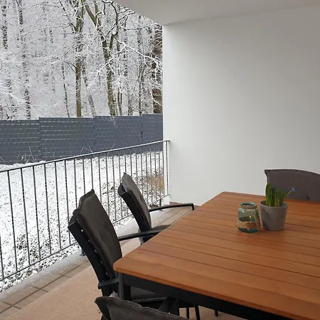 Winter In Der Waldrand Mit Zwei Balkonen Bad Wünnenberg