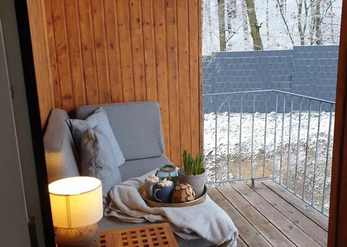 Winter In Der Waldrand Mit Zwei Balkonen * Bad Wünnenberg