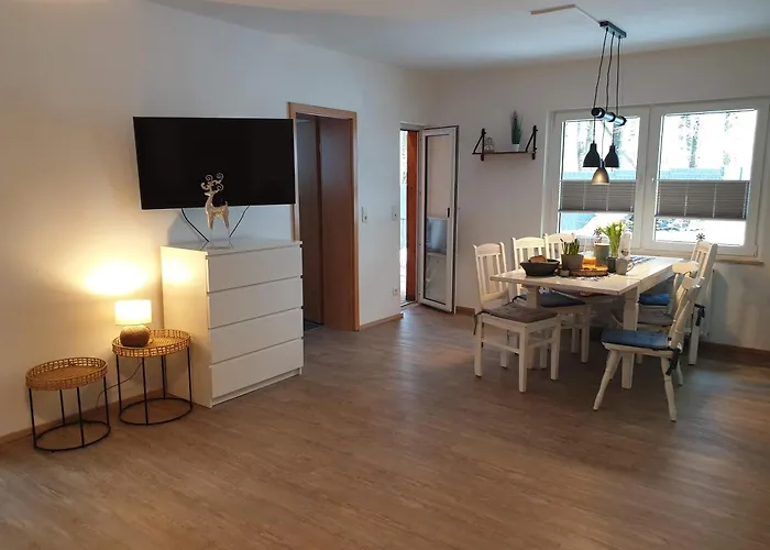 Winter In Der Waldrand Mit Zwei Balkonen *