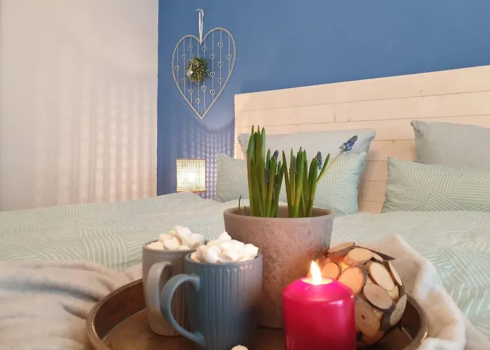 Winter In Der Waldrand Mit Zwei Balkonen