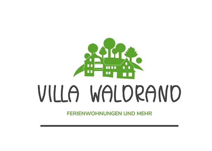 Winter In Der Waldrand Mit Zwei Balkonen